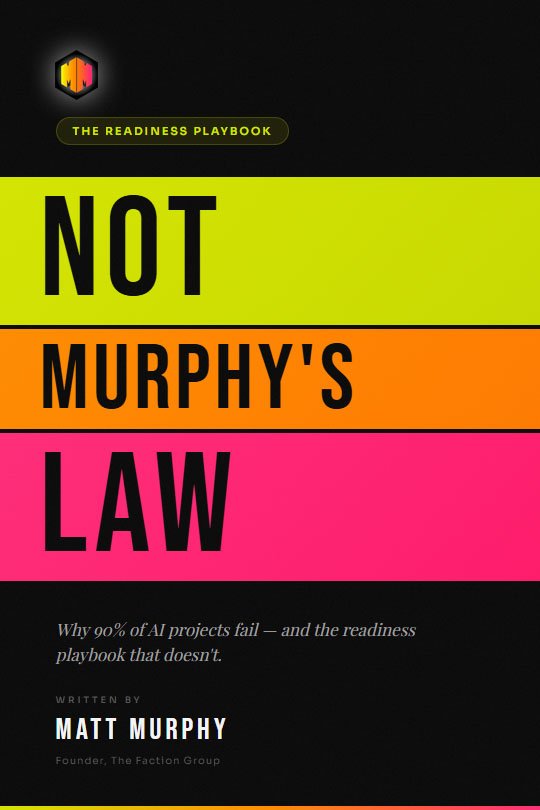 Not Murphy's Law — book cover by Matt Murphy